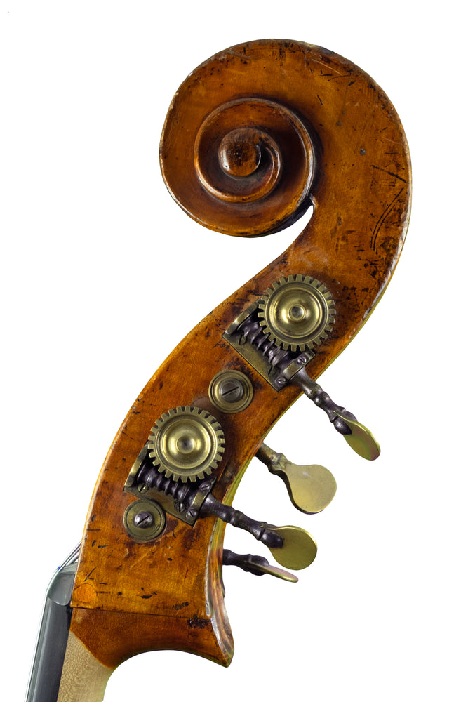 Bohemian Double Bass by Anton Lutz, Schönbach anno 1878