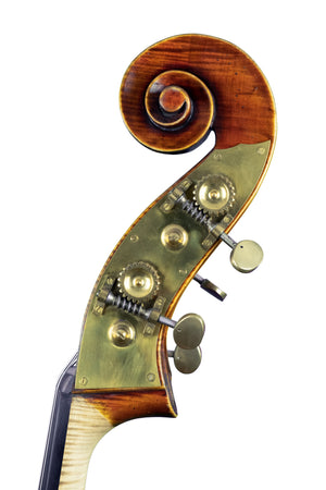Hungarian Double Bass Labelled Luigi de Enthhke filii (sic) Gabriel, No17 anno 1971